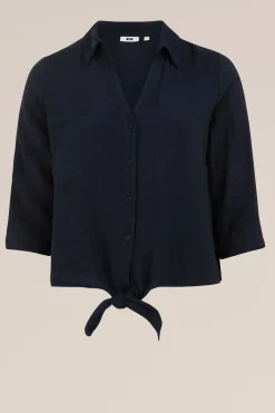 blouse met knoopdetail - Curve