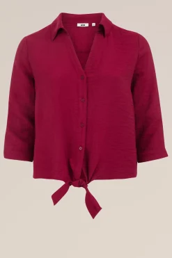blouse met knoopdetail - Curve