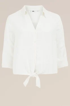 blouse met knoopdetail - Curve