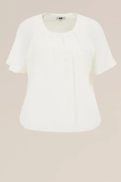 blouse met plooidetail