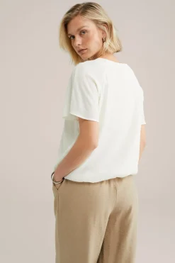 blouse met plooidetail