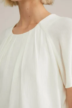 blouse met plooidetail