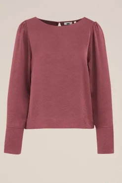 blouse met satijnenlook