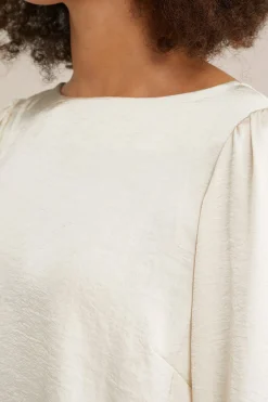 blouse met satijnenlook