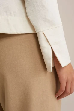 blouse met satijnenlook