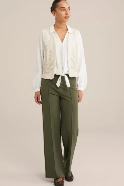 blouse met structuur