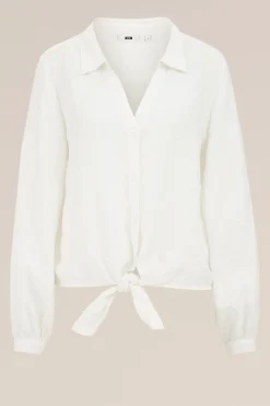 blouse met structuur