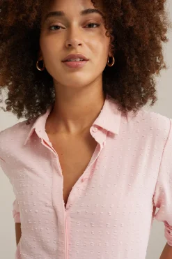 blouse met structuur