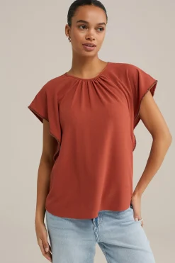 blouse met structuur