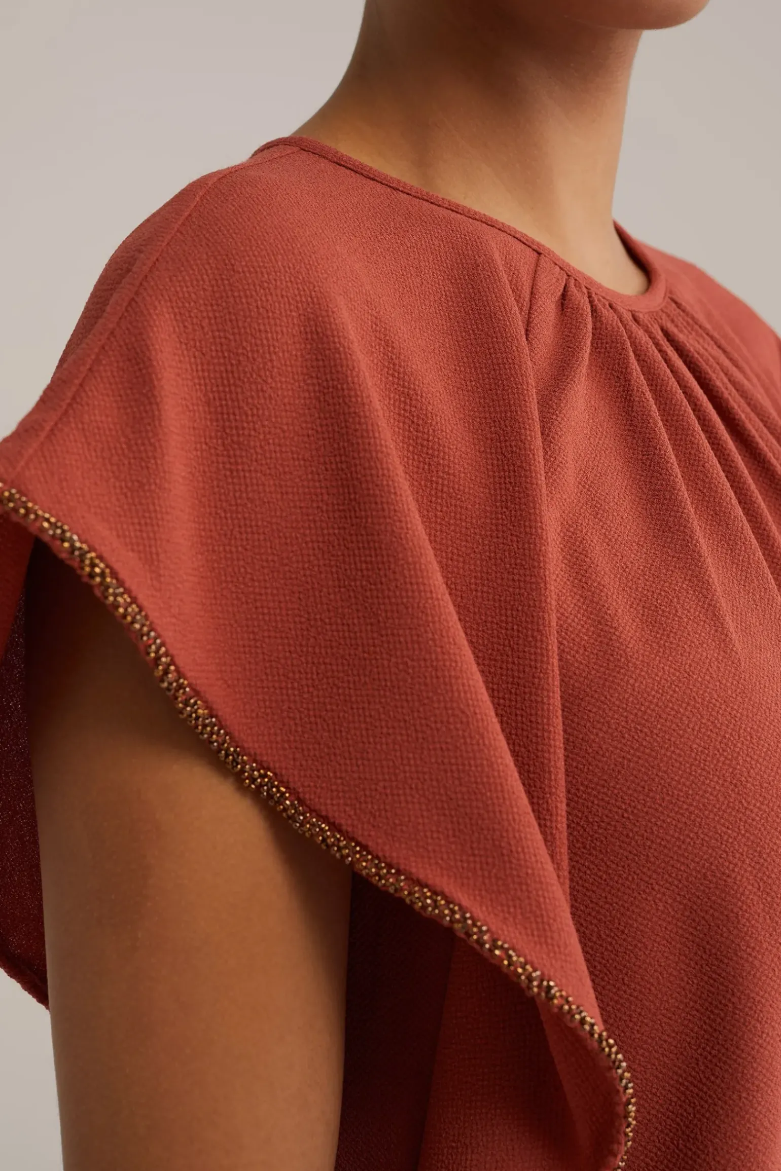 blouse met structuur