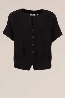 blouse met structuur