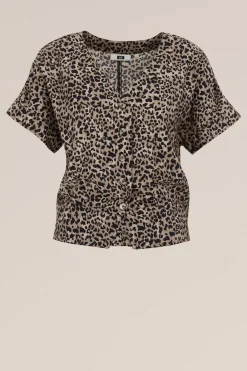 blouse met structuur