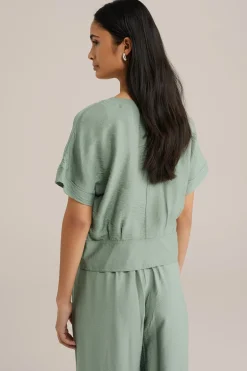 blouse met structuur