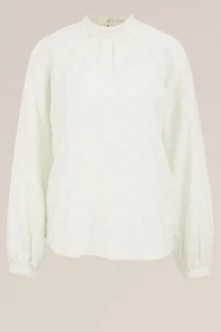 blouse met structuur