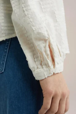 blouse met structuur