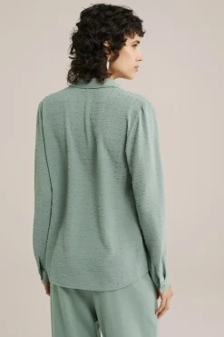 blouse met structuur