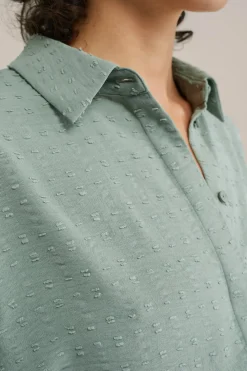 blouse met structuur