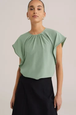 blouse met structuur