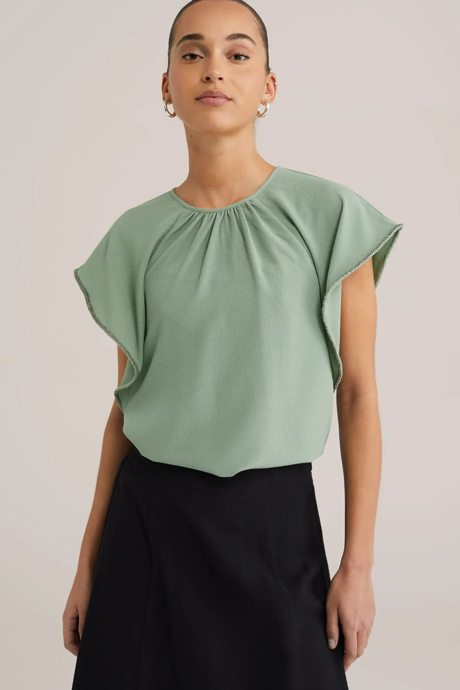 blouse met structuur