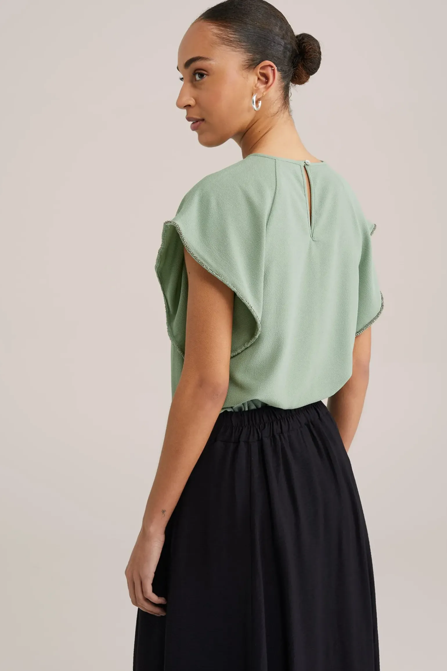 blouse met structuur