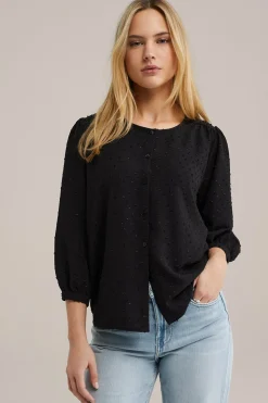 blouse met structuur