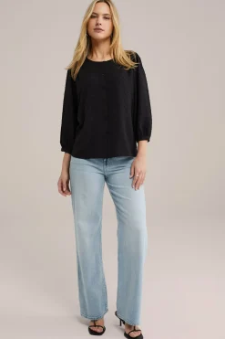 blouse met structuur