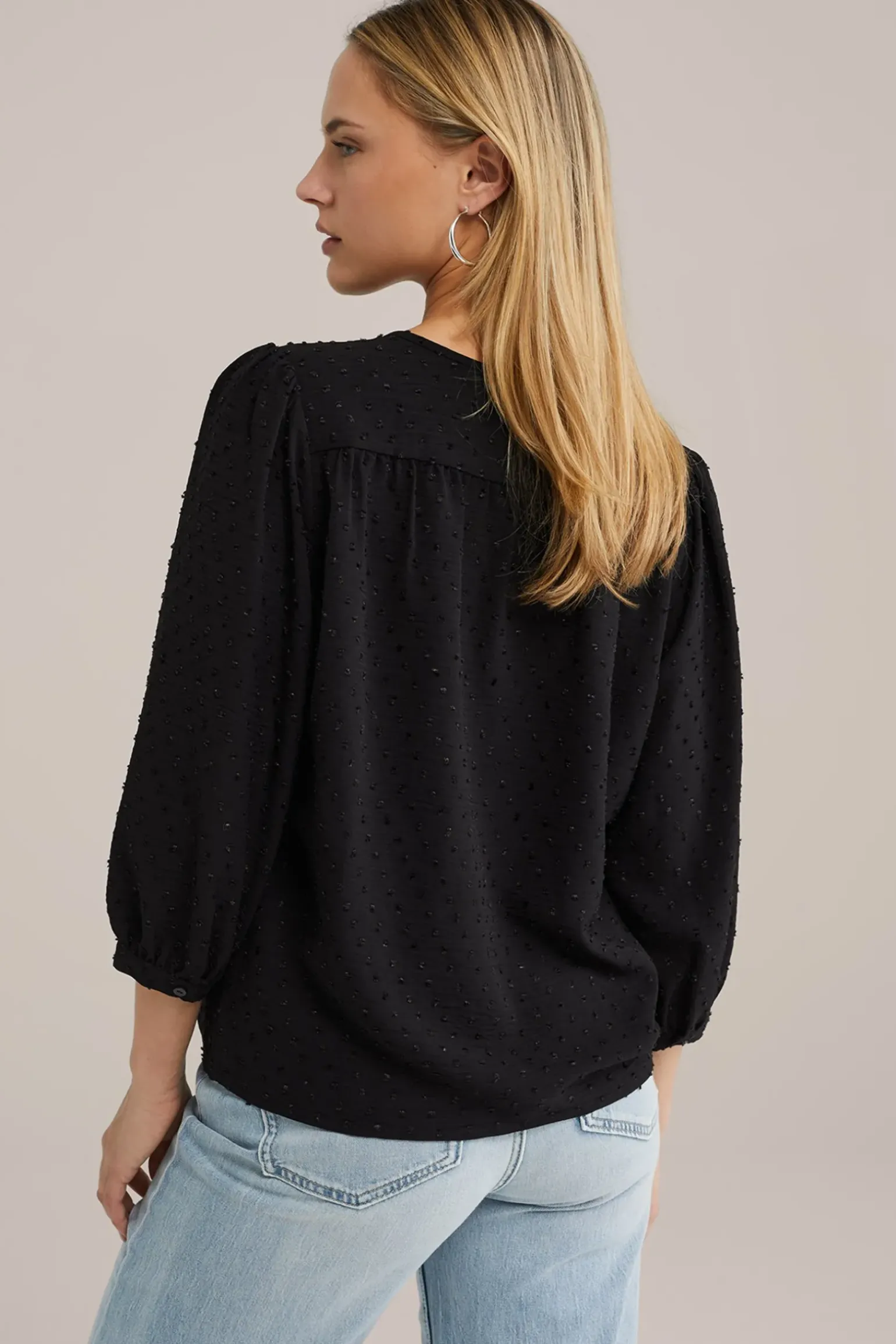 blouse met structuur