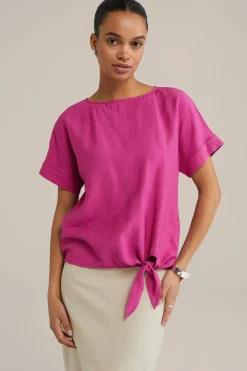 blouse met structuur