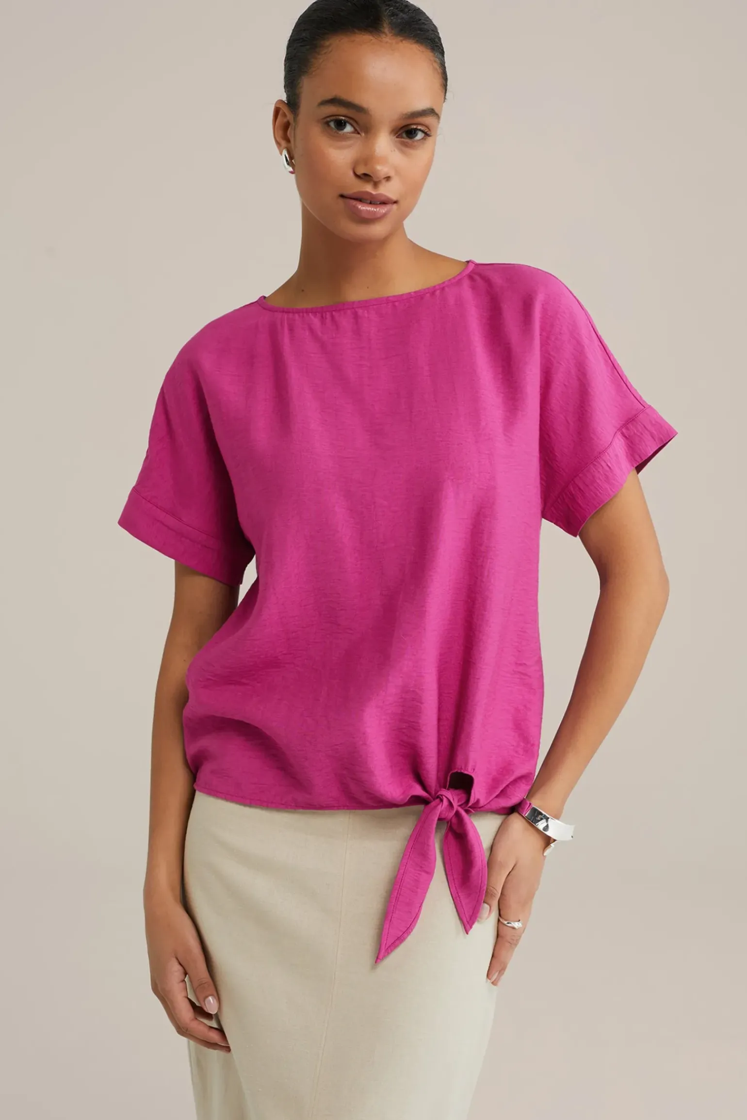 blouse met structuur