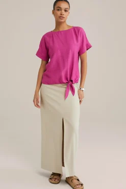 blouse met structuur
