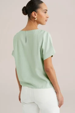blouse met structuur