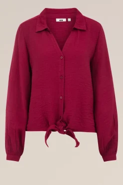blouse met structuur