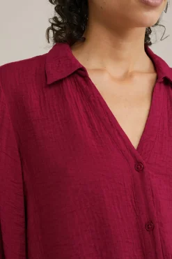 blouse met structuur