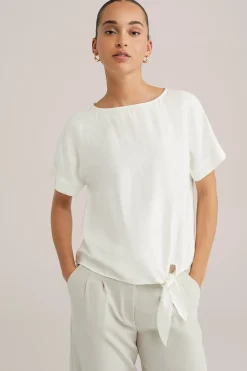 blouse met structuur