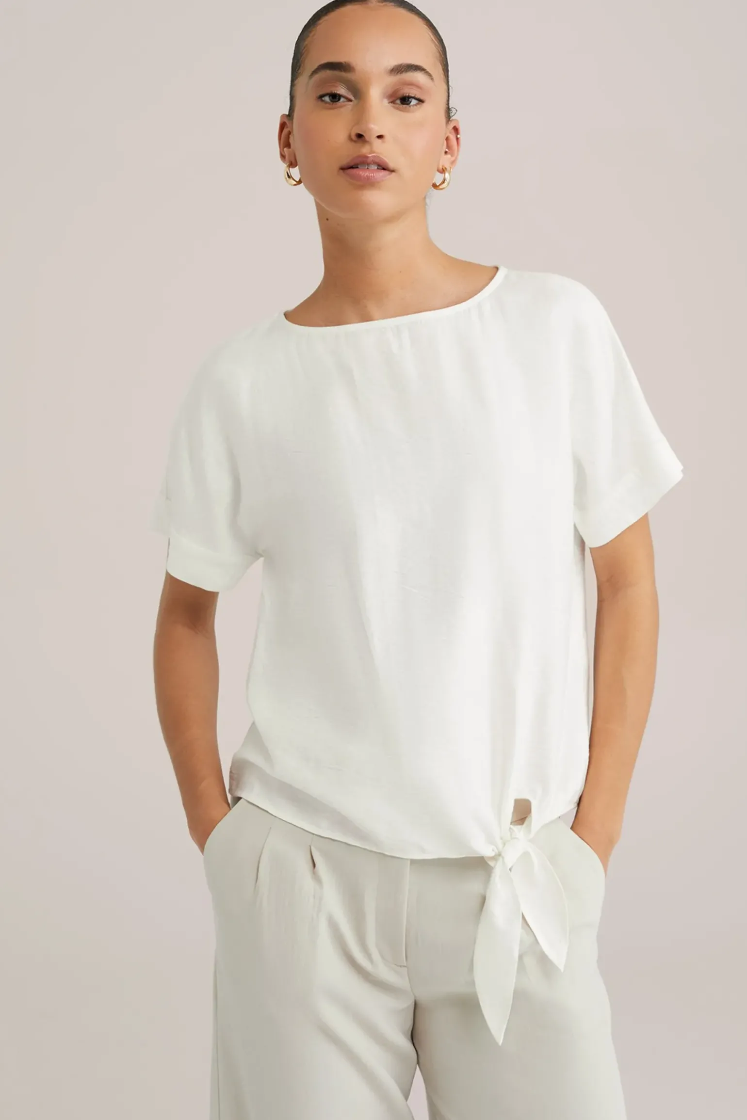blouse met structuur