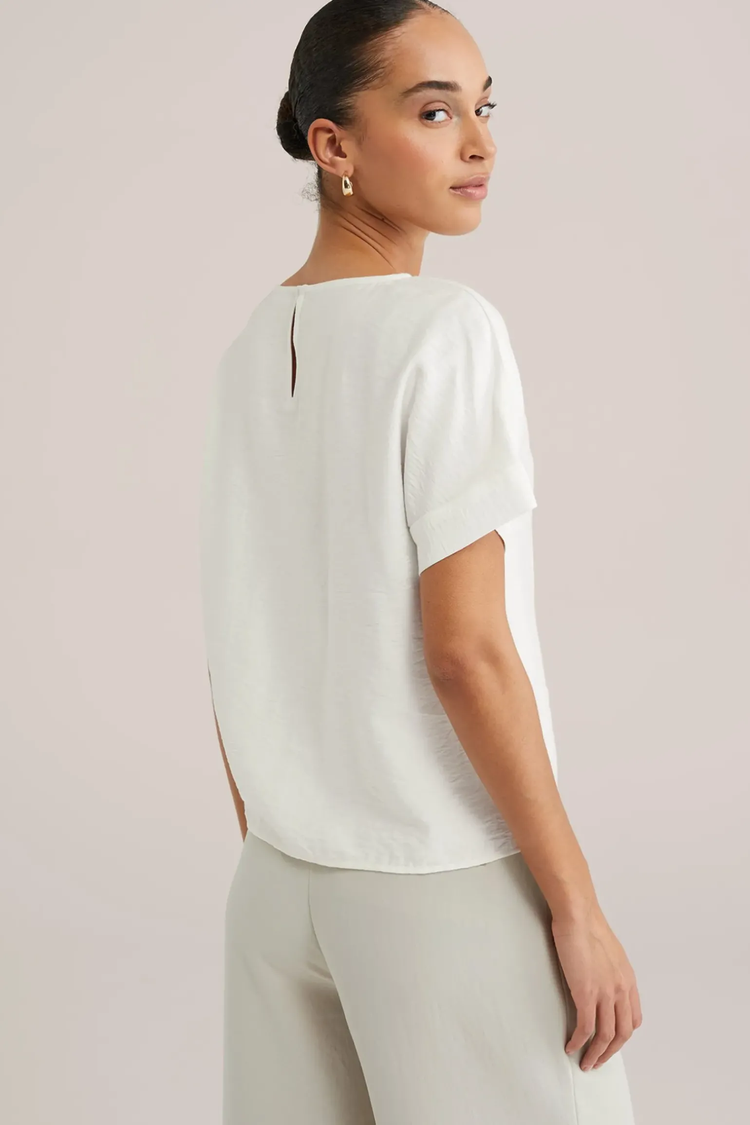blouse met structuur