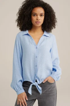 blouse met structuur