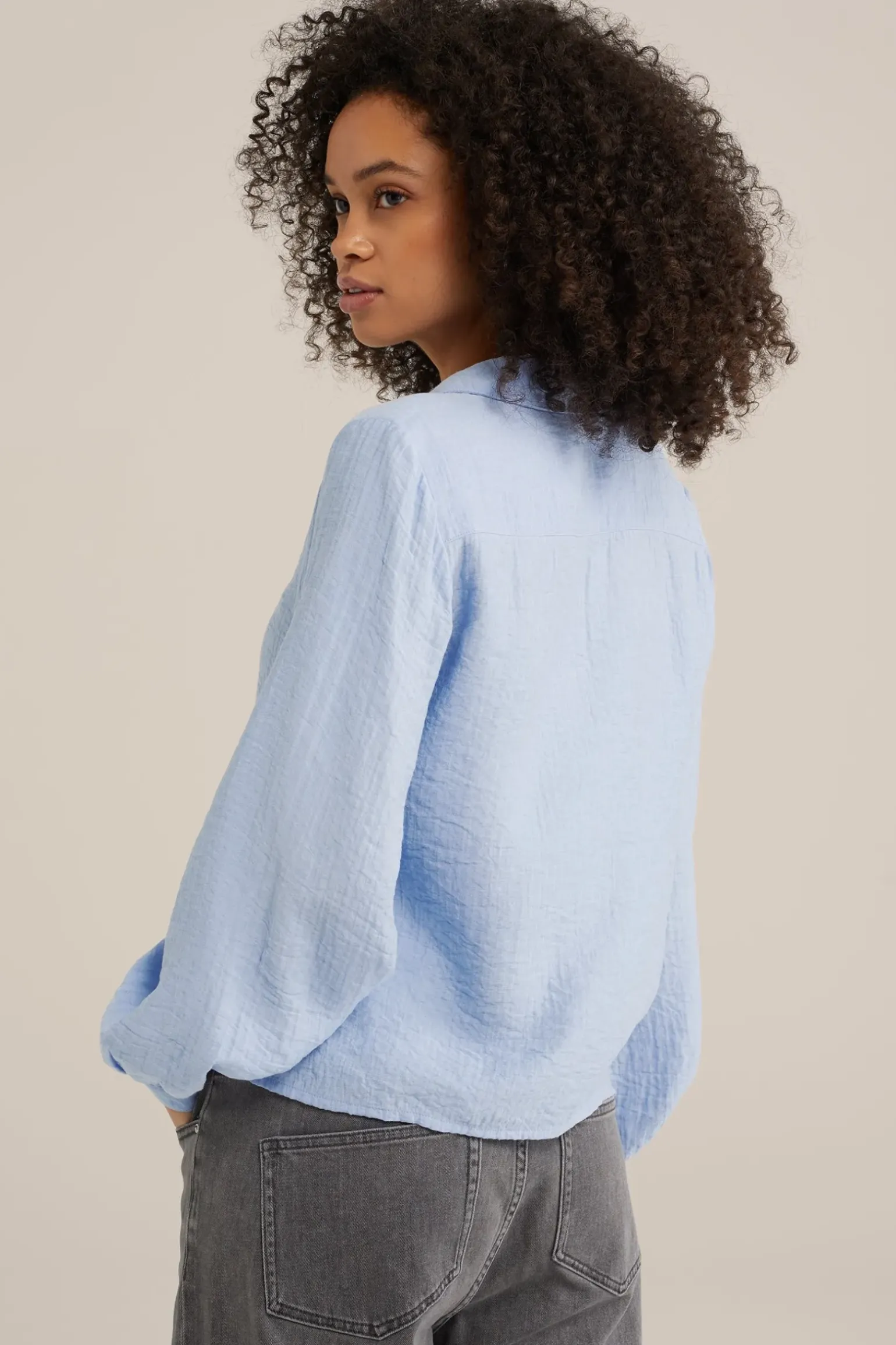 blouse met structuur
