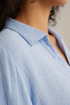 blouse met structuur