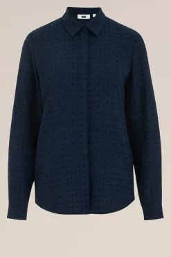 blouse met structuur