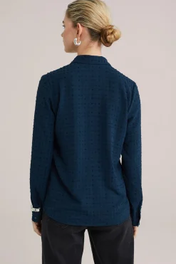 blouse met structuur
