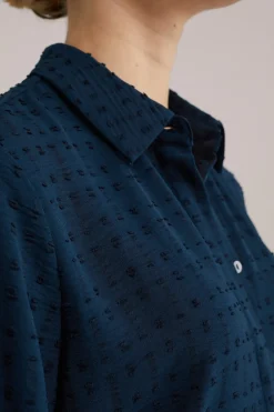 blouse met structuur