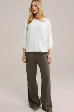 blouse met structuur