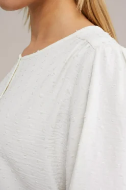 blouse met structuur