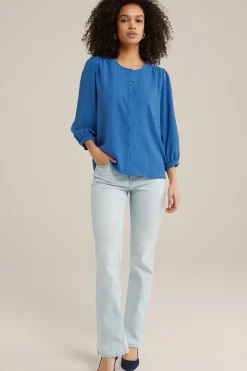 blouse met structuur