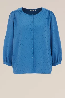blouse met structuur