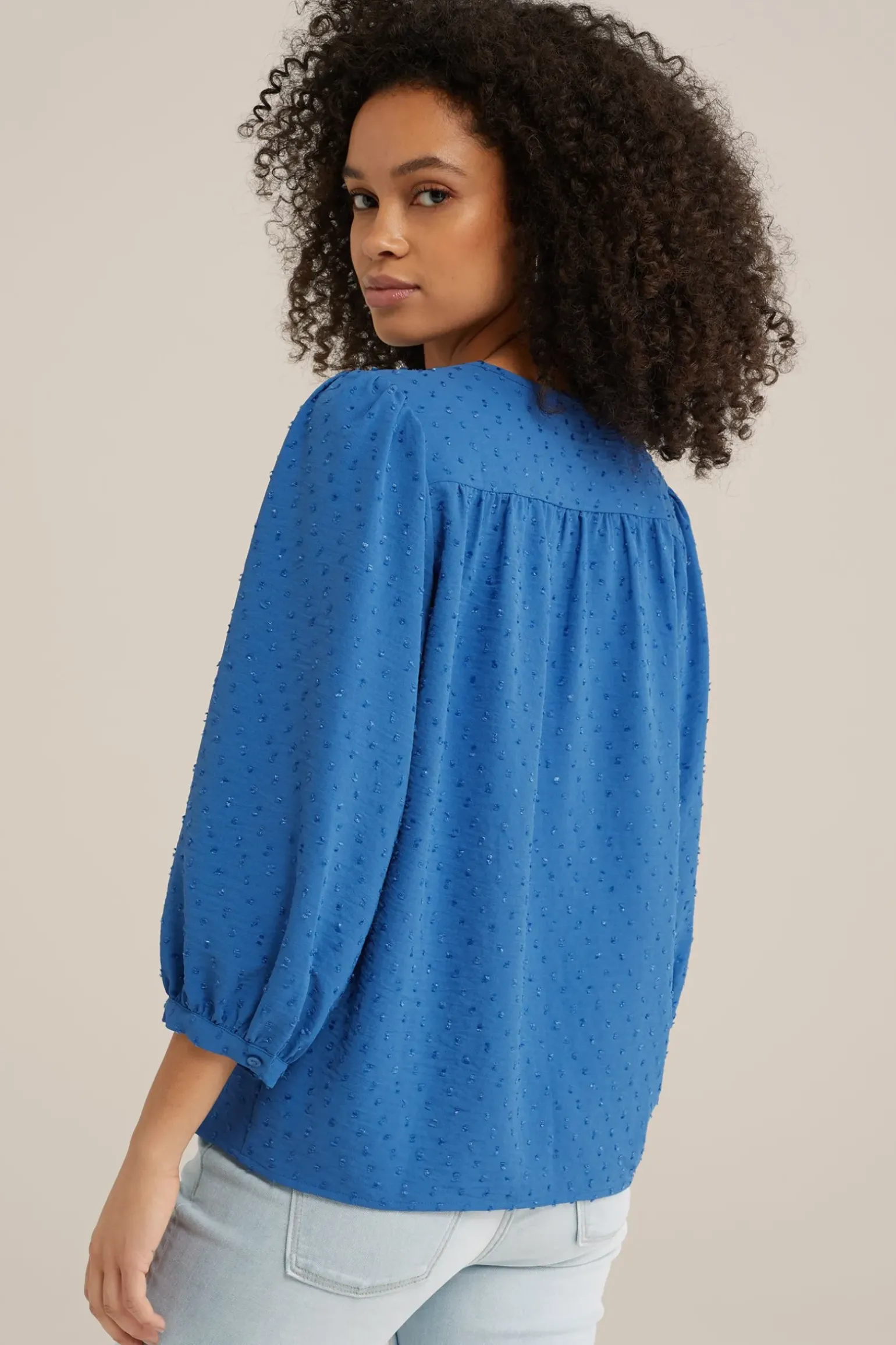 blouse met structuur