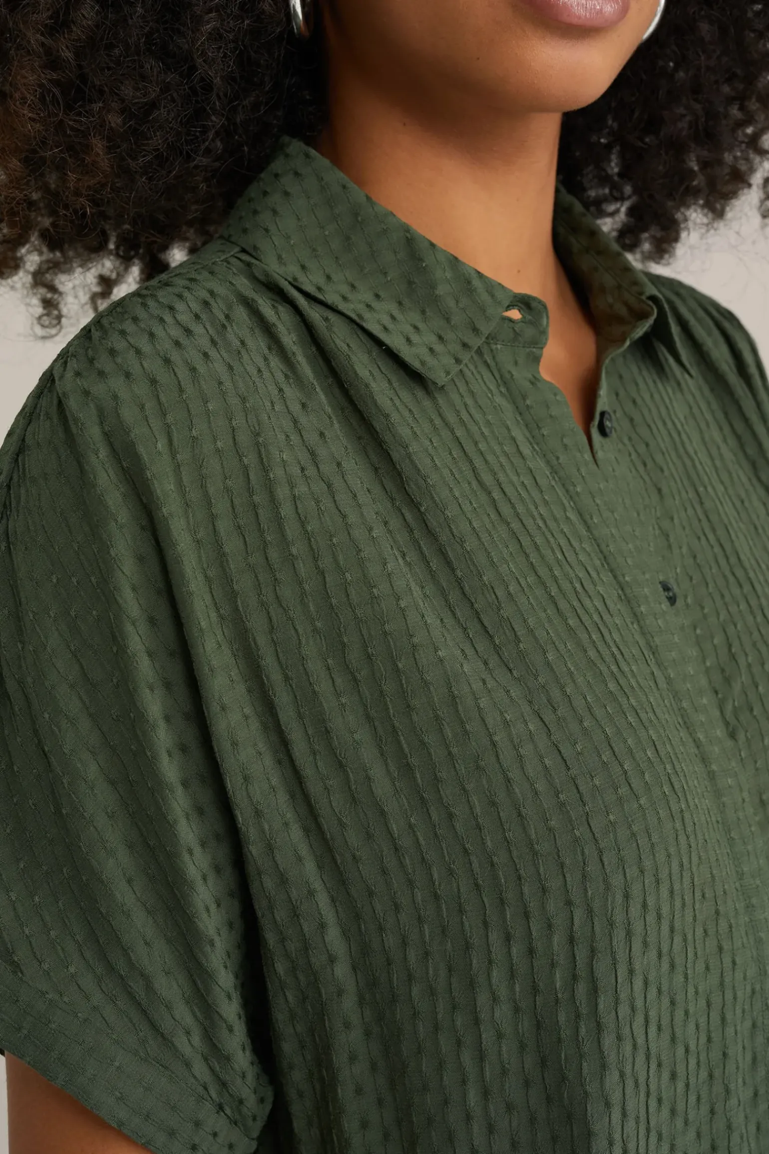 blouse met structuur