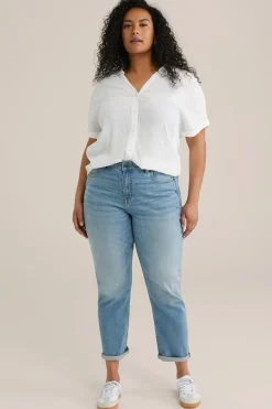 blouse met structuur - Curve