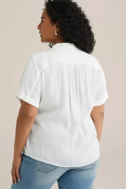 blouse met structuur - Curve
